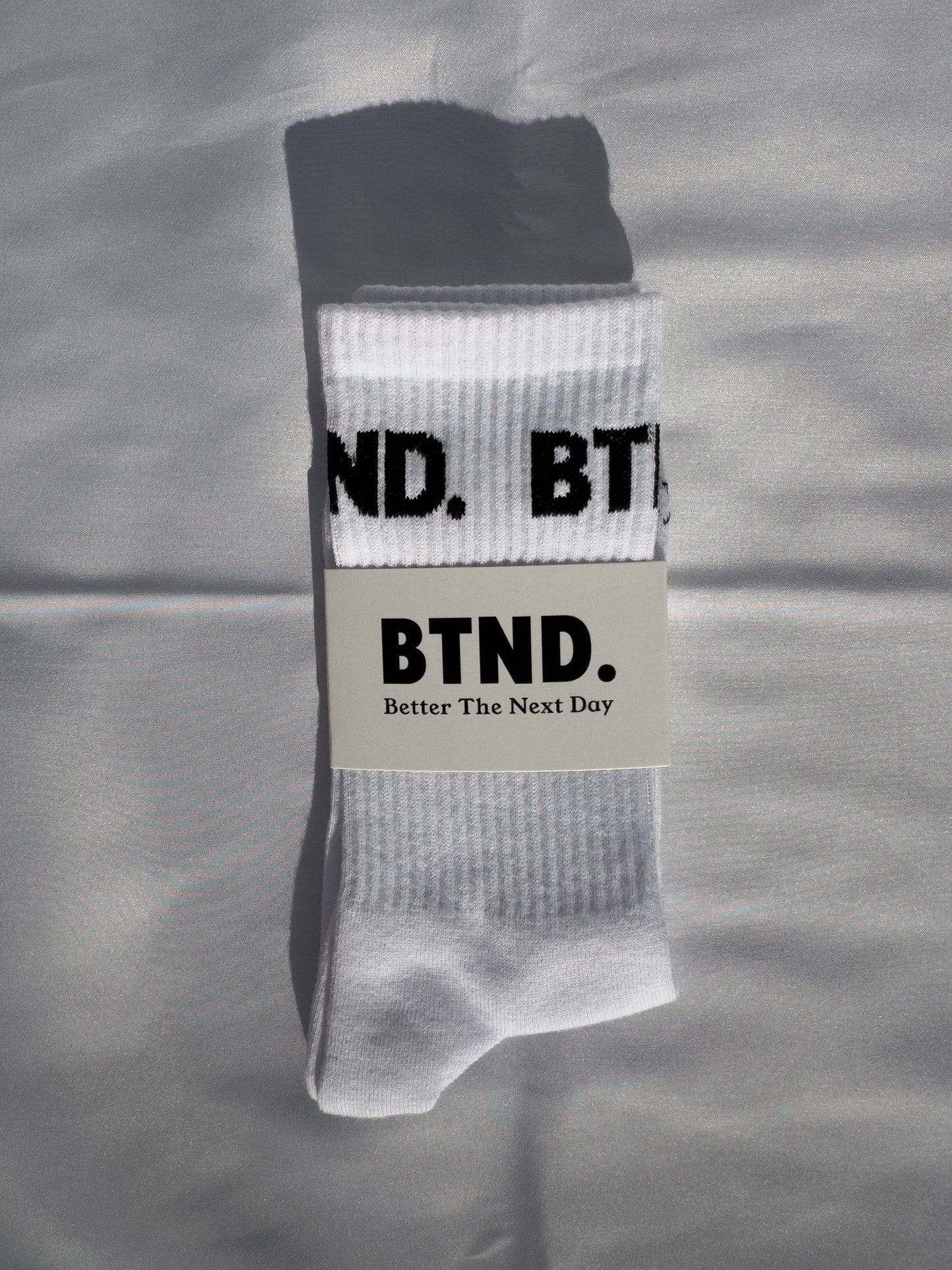 White Athleisure Socks