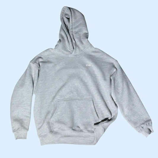 Oyster Grey Track Hoodie