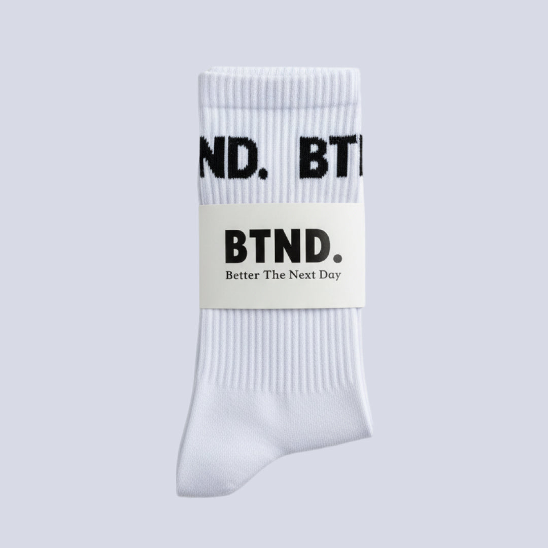 White Athleisure Socks